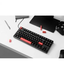 Keychron Клавиатура механическая C3 Pro 87Key, K pro Red, USB-A, QMK, Hot-swap, EN/UKR, RGB, черный