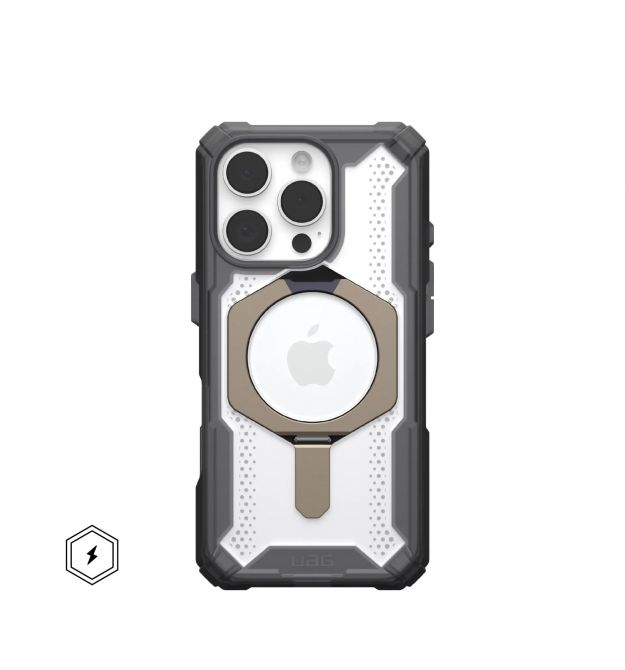 UAG Чехол для iPhone 16 Pro, Plasma XTE MagSafe, Ash/Titanium