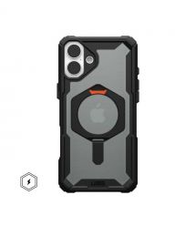 UAG Чехол для iPhone 16 Plus, Plasma XTE MagSafe, Black/Orange