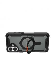 UAG Чехол для iPhone 16 Plus, Plasma XTE MagSafe, Black/Orange