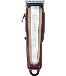 Wahl Машинка для стрижки Legend Cordless, акум., роторный мотор, насадок-8, расческа в компл., сталь, бордовый