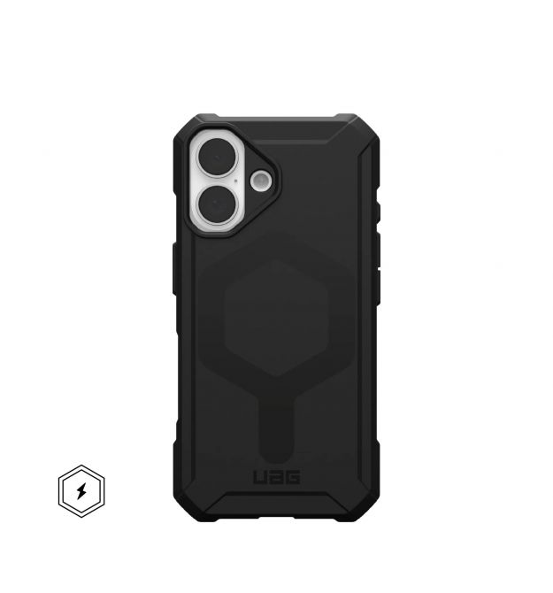 UAG Чехол для iPhone 16, Essential Armor Magsafe, Black