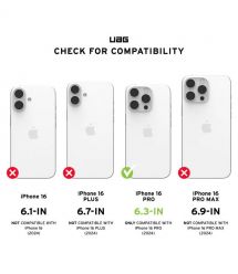 UAG Чехол для iPhone 16 Pro, Essential Armor Magsafe, Rose