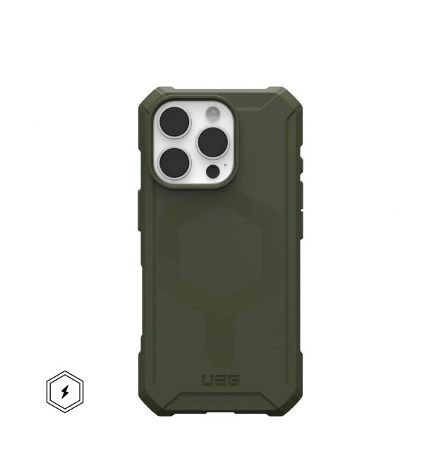 UAG Чехол для iPhone 16 Pro, Essential Armor Magsafe, Olive Drab