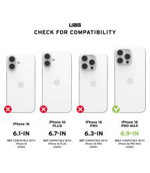 UAG Чехол для iPhone 16 Pro Max, Essential Armor Magsafe, Rose