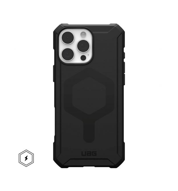 UAG Чехол для iPhone 16 Pro Max, Essential Armor Magsafe, Black