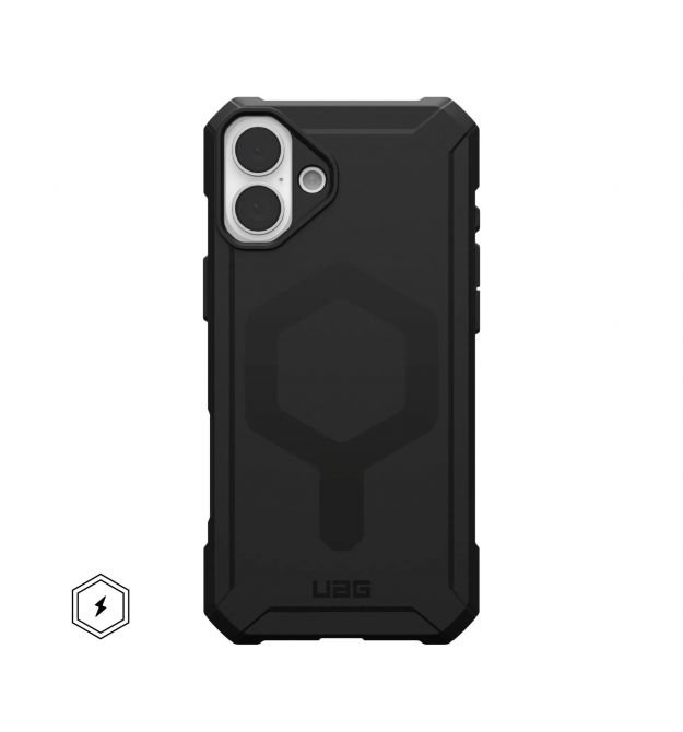 UAG Чехол для iPhone 16 Plus, Essential Armor Magsafe, Black