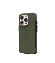 UAG Чехол для iPhone 16 Pro, Civilian Magsafe, Olive Drab