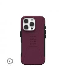 UAG Чехол для iPhone 16 Pro, Civilian Magsafe, Bordeaux