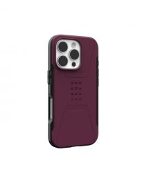 UAG Чехол для iPhone 16 Pro, Civilian Magsafe, Bordeaux