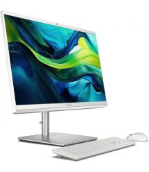 Acer ПК Моноблок Aspire C24-195ES 23.8" FHD Intel U7-155U, 32GB, F1TB, UMA, WiFi, кл+м, 3г, без ОС, серый