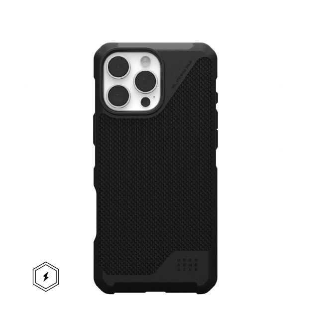UAG Чехол для iPhone 16 Pro Max, Metropolis LT Magsafe, Kevlar Black