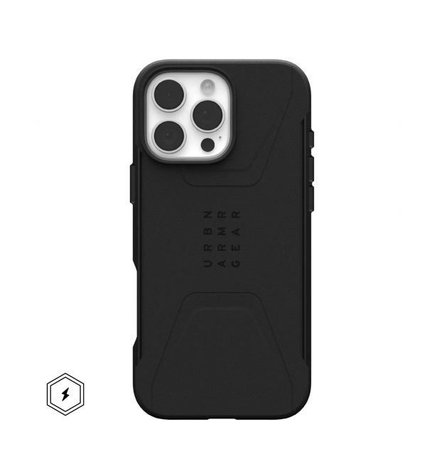 UAG Чехол для iPhone 16 Pro Max, Civilian Magsafe, Black