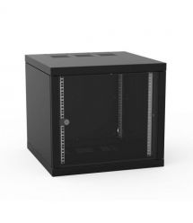 ZPAS Шкаф 19", 12U, Z-BOX, сменные боковые стенки, стеклянная дверь, 600x600 мм, максимально 100кг, черный