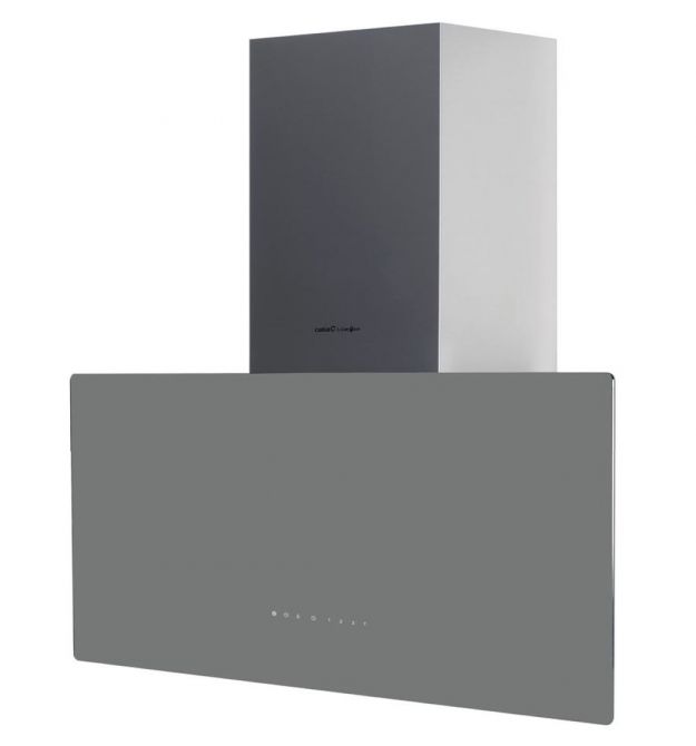 Cata & Can Вытяжка наклонная Roca, 80см, 1400м.куб/ч, Greco 80 gr, серый