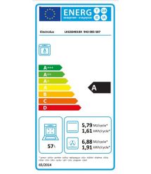 Electrolux Плита газовая, 57л, 50x60см, нерж