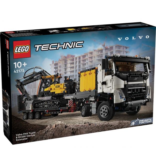 LEGO Конструктор Technic Грузовик Volvo FMX и Электрический экскаватор EC230