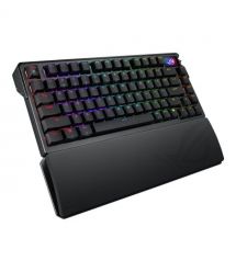 ASUS Клавиатура механическая ROG Azoth Extreme 81key, NX Snow, USB-A/WL/BT, EN, RGB, чёрный