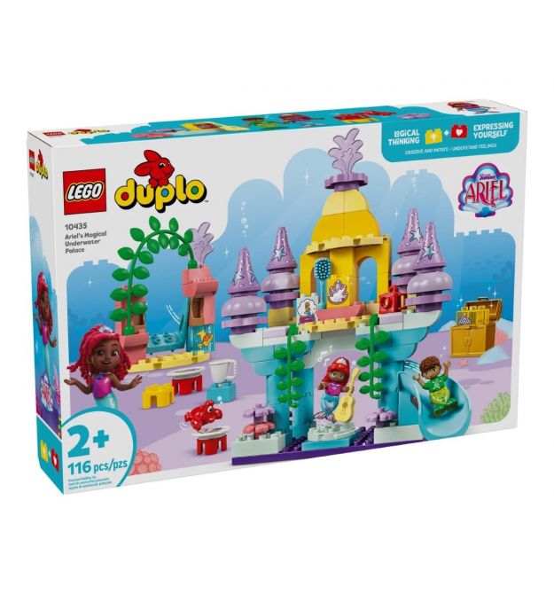 LEGO Конструктор DUPLO Disney Волшебный подводный дворец Ариель