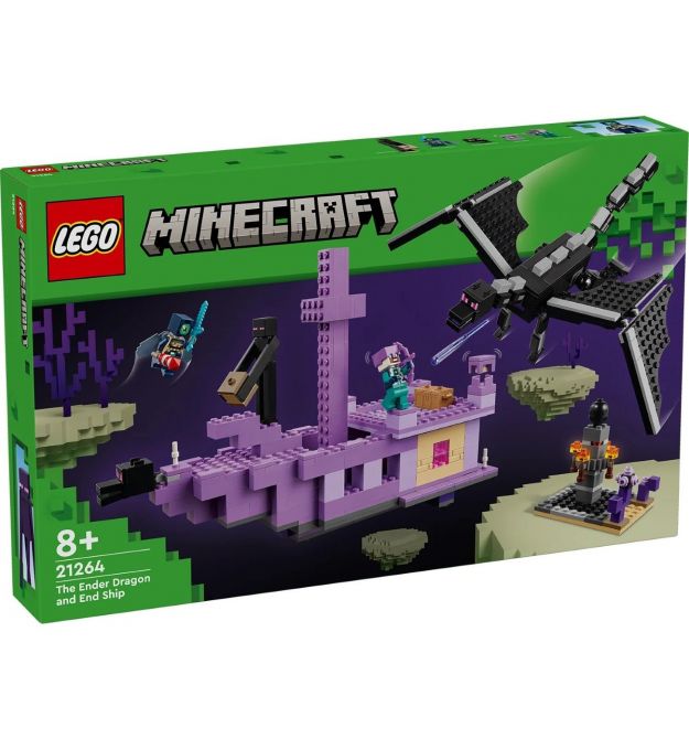 LEGO Конструктор Minecraft Дракон Енду и Корабль Краю