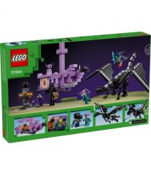 LEGO Конструктор Minecraft Дракон Енду и Корабль Краю