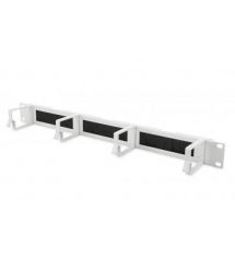 Digitus Кабельный организатор 19" 1U, 4xRings 44x60mm, кисть, RAL 7035