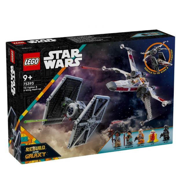 LEGO Конструктор Star Wars Набор сборки истребитель СИД и корабль типа X