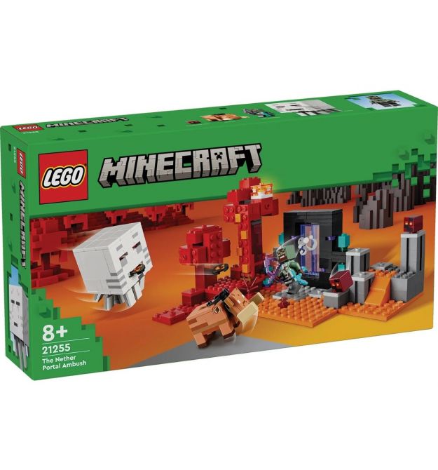 LEGO Конструктор Minecraft Засада возле портала в Нижнем мире
