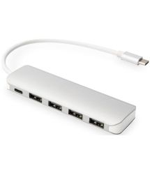 Digitus Концентратор USB Type-C, 4xUSB 3.0 + функція зарядного пристрою