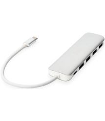 Digitus Концентратор USB Type-C, 4xUSB 3.0 + функція зарядного пристрою