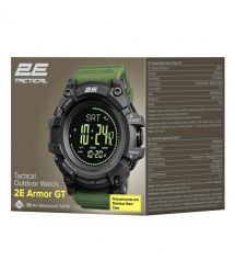 2E Tactical Тактические часы Armor GT Army Green с компасом и шагомером