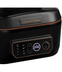 Russell Hobbs Мультипечь SatisFry Air&Grill, 1745Вт, чаша-5.5л, сенсорное управл., алюминий/пластик, черно-оранжевый