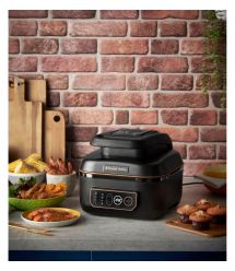 Russell Hobbs Мультипечь SatisFry Air&Grill, 1745Вт, чаша-5.5л, сенсорное управл., алюминий/пластик, черно-оранжевый