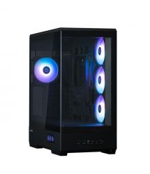 Zalman Корпус P50 DS без БП, 2xUSB3.0, 1xUSBType-C, 4x120мм ARGB, VGA 435мм, LCS ready, TG Side Panel, ATX, чёрный