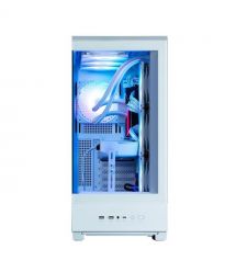 Zalman Корпус P50 DS без БП, 2xUSB3.0, 1xUSBType-C, 4x120мм ARGB, VGA 435мм, LCS ready, TG Side Panel, ATX, белый