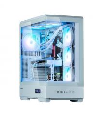 Zalman Корпус P50 DS без БП, 2xUSB3.0, 1xUSBType-C, 4x120мм ARGB, VGA 435мм, LCS ready, TG Side Panel, ATX, белый