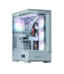 Zalman Корпус P50 DS без БП, 2xUSB3.0, 1xUSBType-C, 4x120мм ARGB, VGA 435мм, LCS ready, TG Side Panel, ATX, белый