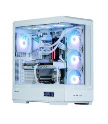 Zalman Корпус P50 DS без БП, 2xUSB3.0, 1xUSBType-C, 4x120мм ARGB, VGA 435мм, LCS ready, TG Side Panel, ATX, белый