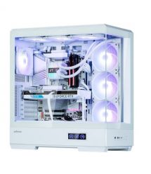 Zalman Корпус P50 DS без БП, 2xUSB3.0, 1xUSBType-C, 4x120мм ARGB, VGA 435мм, LCS ready, TG Side Panel, ATX, белый