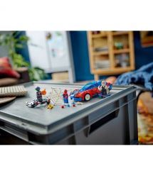 LEGO Конструктор Marvel Автомобиль для гонки Человека-Паука и Зеленый Гоблин с ядом Венома