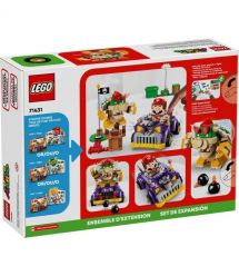 LEGO Конструктор Super Mario Маслкар Bowser. Дополнительный набор