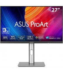 ASUS Монитор 27" ProArt PA278CFRV HDMI, 2xDP, USB-C, 3xUSB, MM, IPS, 2560x1440, 100Hz, 5ms, DCI-P3 95%, AdaptiveSync, Piv