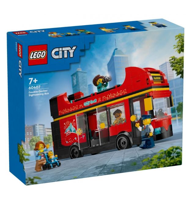 LEGO Конструктор City Красный двухэтажный экскурсионный автобус