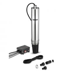 Karcher Насос скважинный ВР 4 Deep Well, 700 Вт, 4600 л/г, 43 м, 4.3 бар, 12 м, 150 мм, 35 °C, G1, 7.14 кг