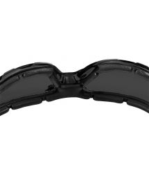 Очки защитные противоосколочные Neo Tools, класс защиты FT, резиновые дужки, поликарбонат, темно серый