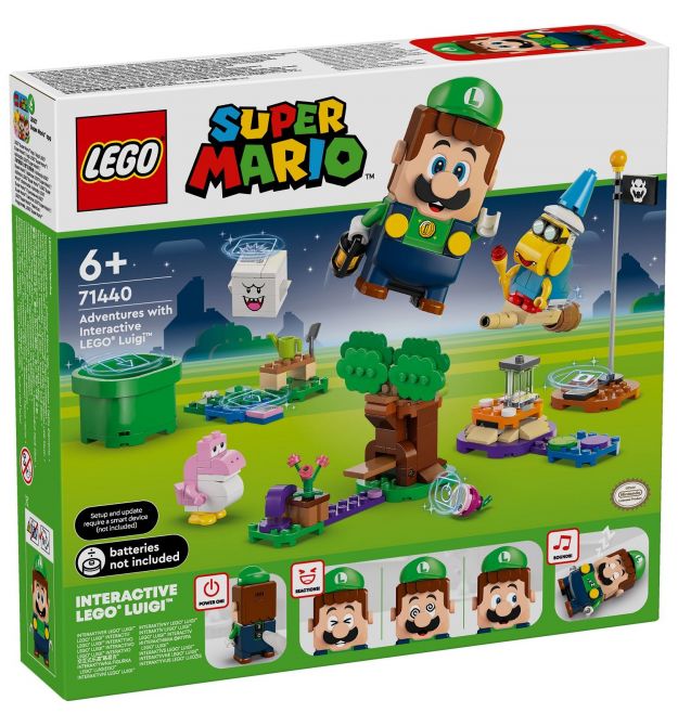 LEGO Конструктор Super Mario Приключения с интерактивным LEGO Луиджы