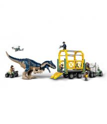 LEGO Конструктор Jurassic World Миссии динозавров: Грузовик для перевозки алозавра