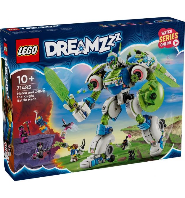 LEGO Конструктор DREAMZzz Матео и рыцарский боевой робот Зет-Блоб