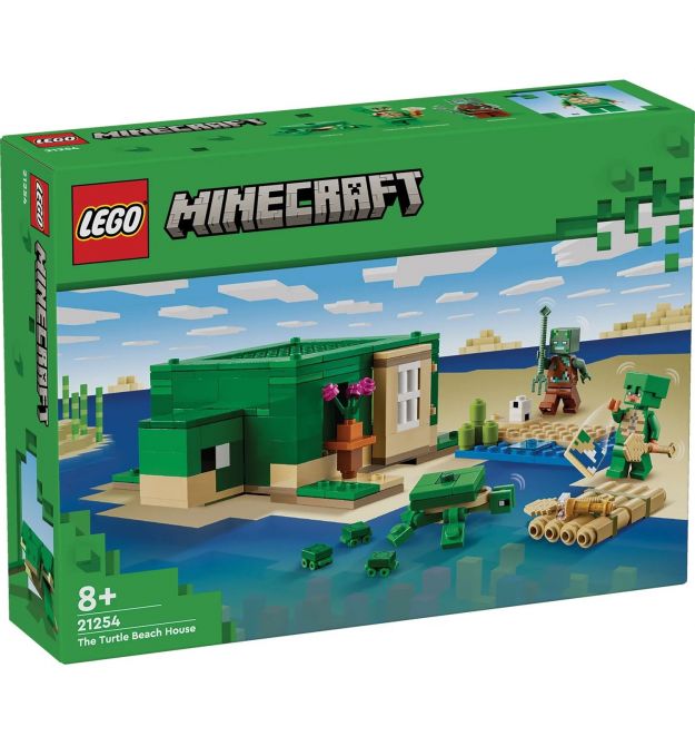 LEGO Конструктор Minecraft Пляжный дом в форме черепахи