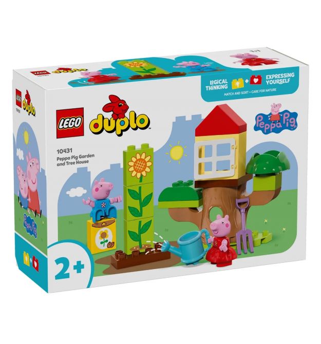 LEGO Конструктор DUPLO Peppa Pig Сад і домик на дереве Пеппы